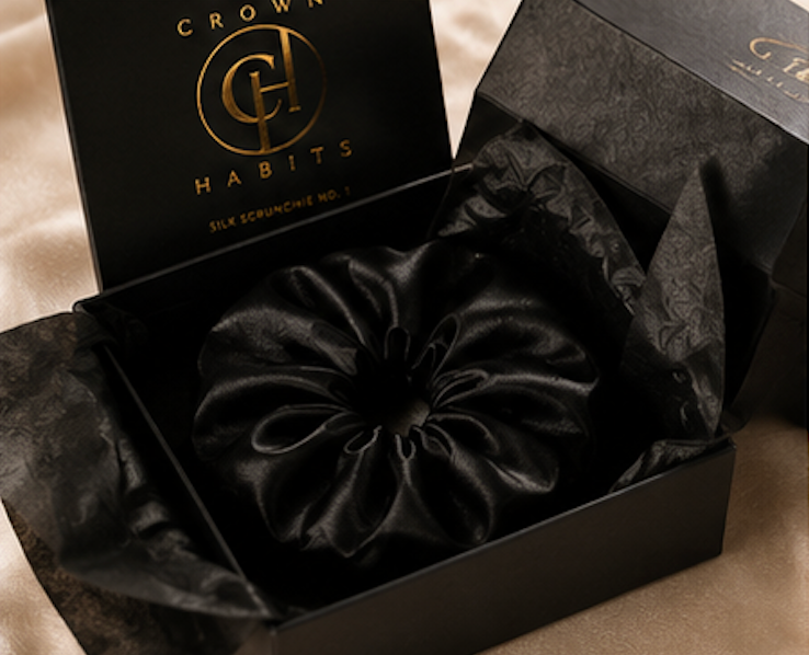 Crown Habits™ Silk Scrunchie No. 1
